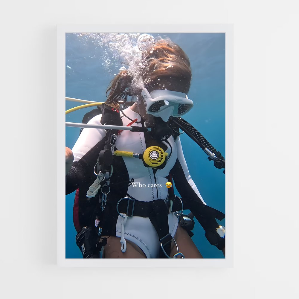 Poster Scuba de diving – affiche Plongée sous-marine (vue 3)